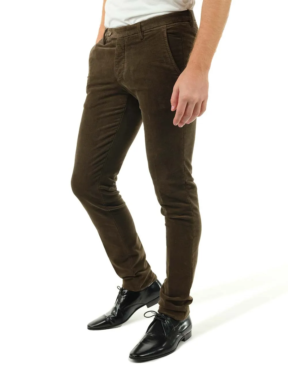   Al Duca D'aosta 1902  Pantalone slim velluto  