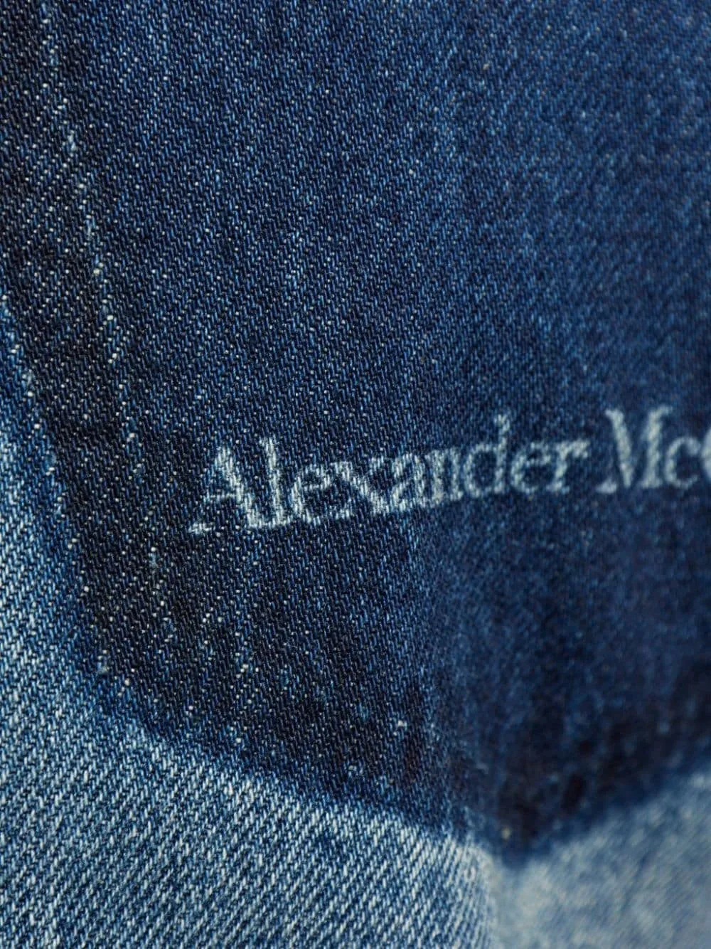 Alexander McQueen-Jeans dritti con stampa