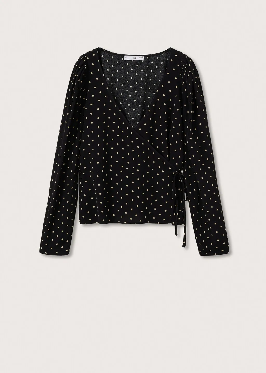 Blusa pois incrociata