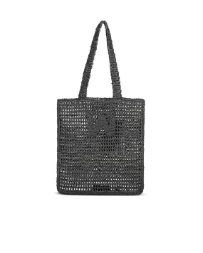 Borsa Saloon crochet nera