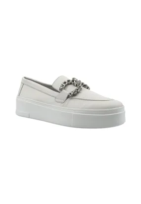 FRAU Mousse Mocassino Slip On Donna Bianco 36M4145