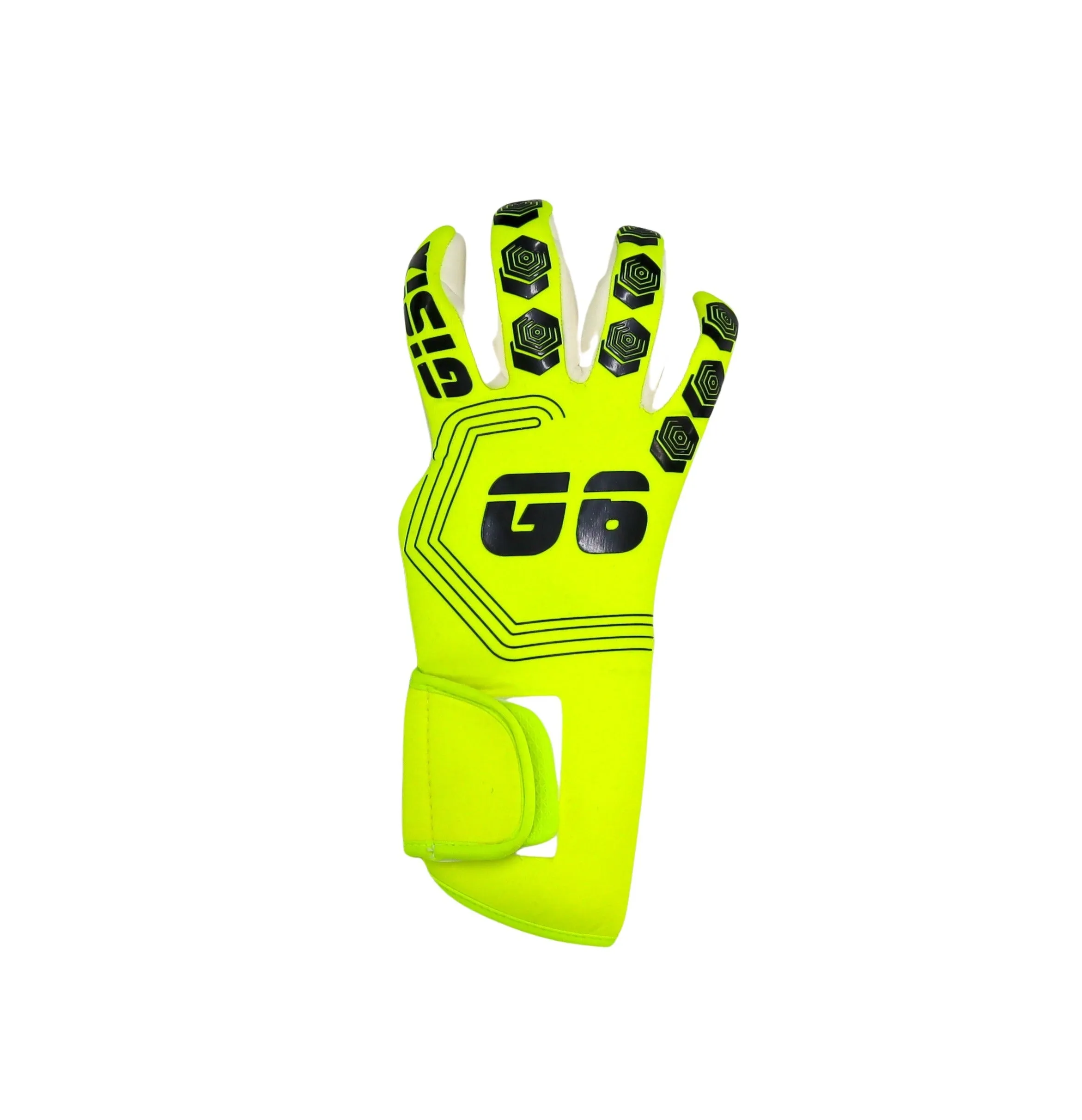 GISIX guanti portiere gara G6 SPECTRUM BASIC G098 GIALLO FLUO NERO luglio 2023