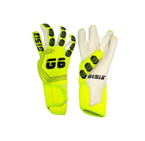 GISIX guanti portiere gara G6 SPECTRUM BASIC G098 GIALLO FLUO NERO luglio 2023