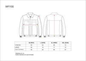 Giubbotto linea 1 giacca e alette combinate, cerniere in nylon e borsa per cellulare nel petto Azulina Verde