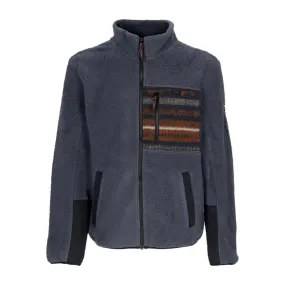 giubbotto pile uomo wonderer track jacket DARK STEEL