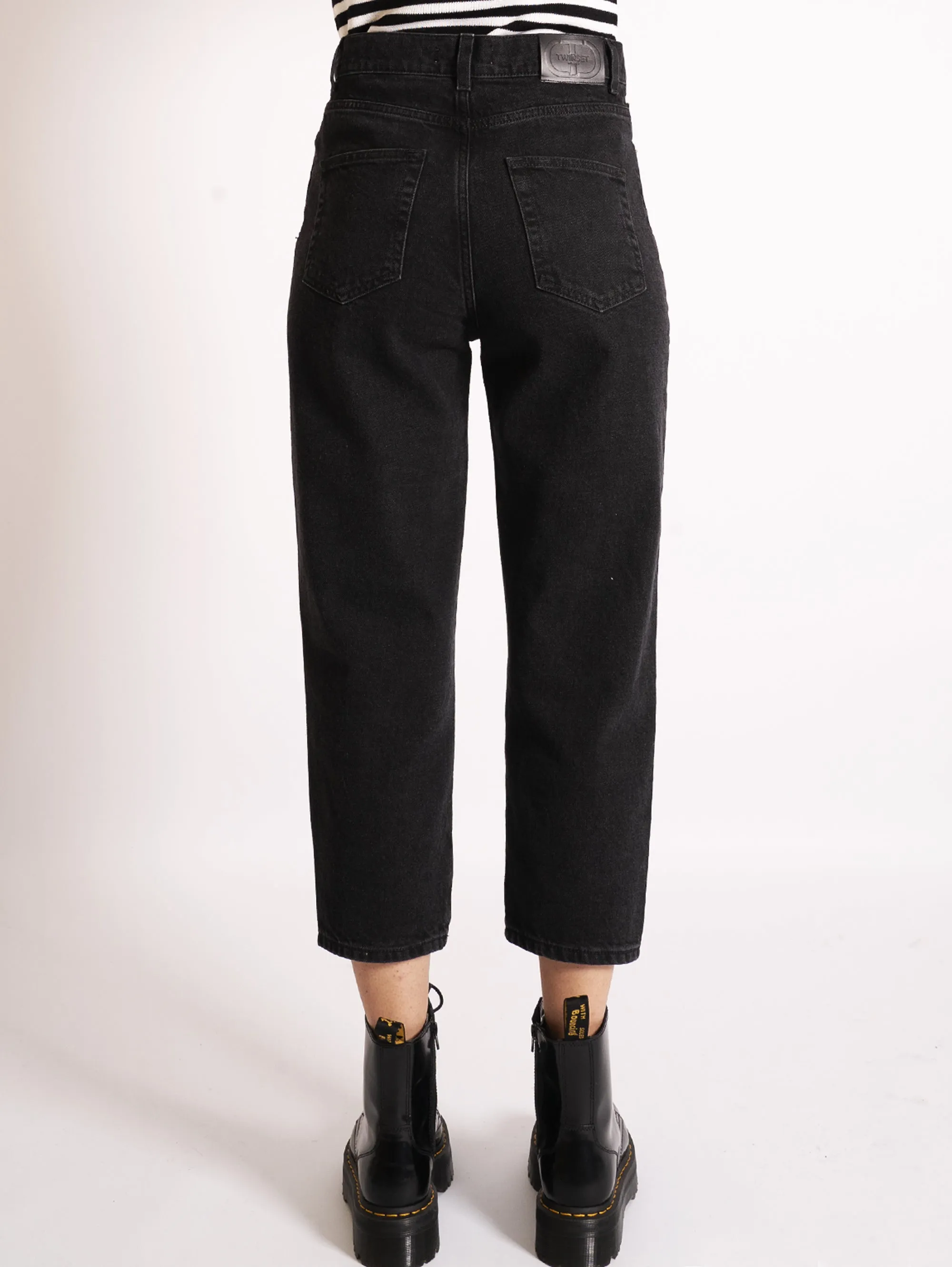 Jeans Carrot Fit Nero