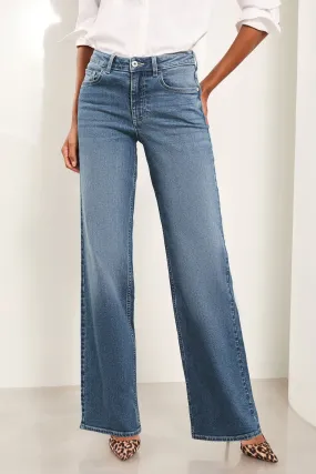 Lipsy Mid Rise Wide Leg Jeans    