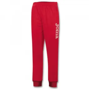 Pantalon Largo Poliester Fleece Suez Rojo