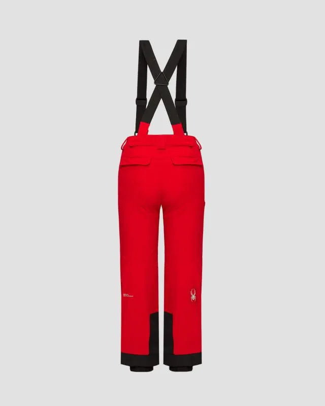 Pantaloni con bretelle da sci da bambino Spyder Propulsion