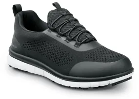 SR MAX  Anniston, Men's, Black/White, Slip On Athletic Style, EH, MaxTRAX Slip Resistant, Soft Toe Work Shoe