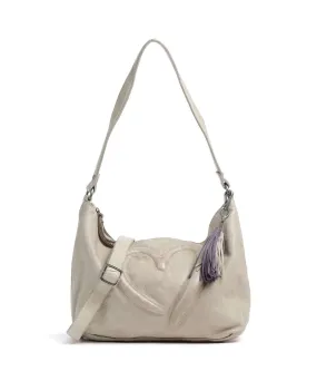  Taschendieb Wien Herzgasse 3 Borsa hobo pelle di vacchetta grana beige  