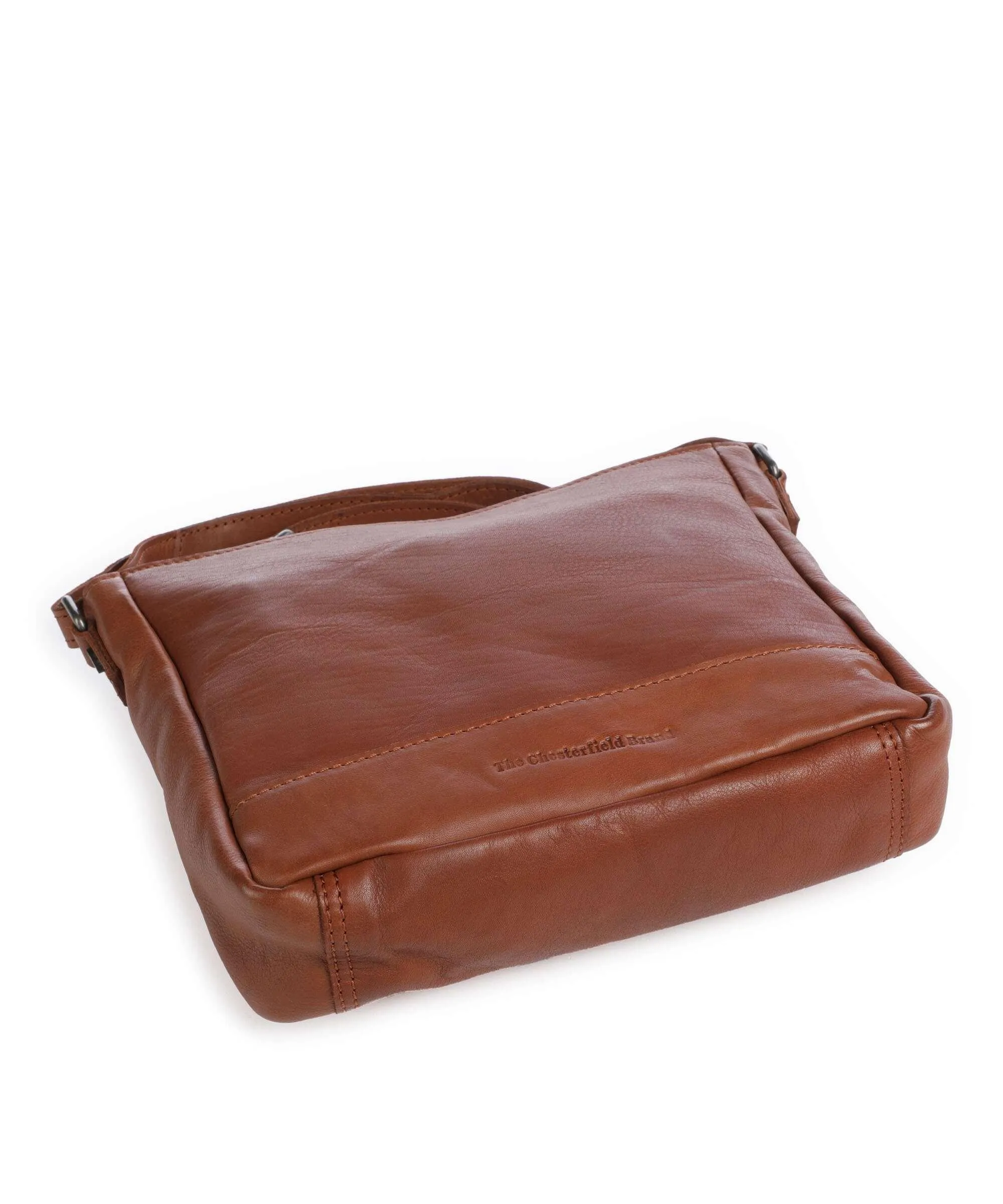  The Chesterfield Brand Weimar Borsa a tracolla morbida pelle bovina cognac  