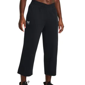 Under Armour Pantalone rival terry crop wide w