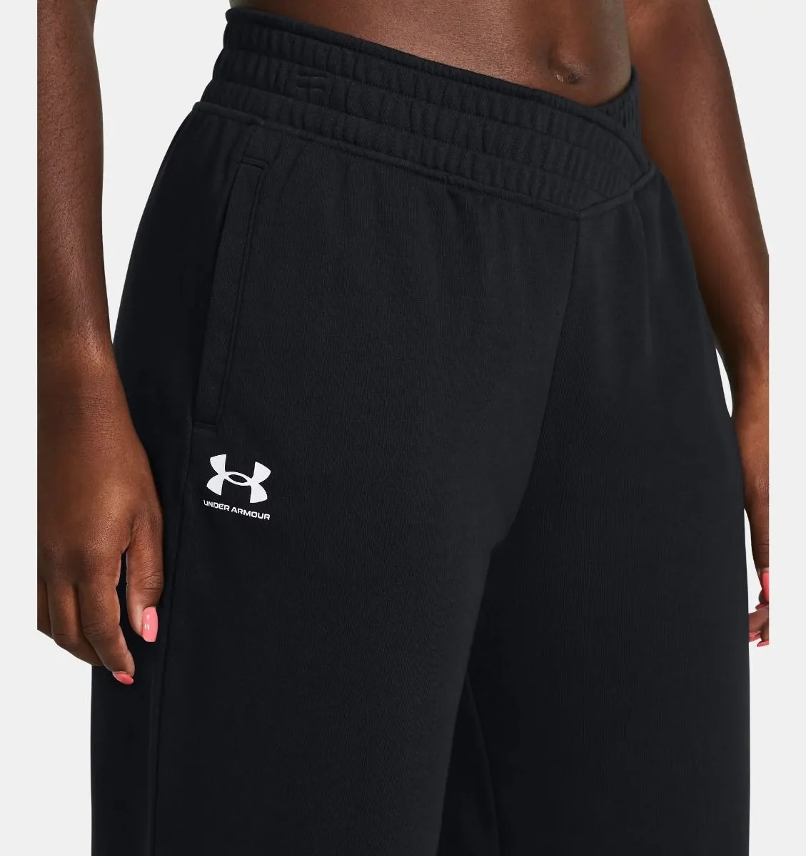 Under Armour Pantalone rival terry crop wide w