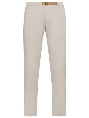 white sand Pantaloni con cintura